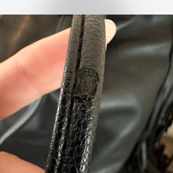 Victoria's Secret Black Backpack with Fringe - Picture 4 of 8